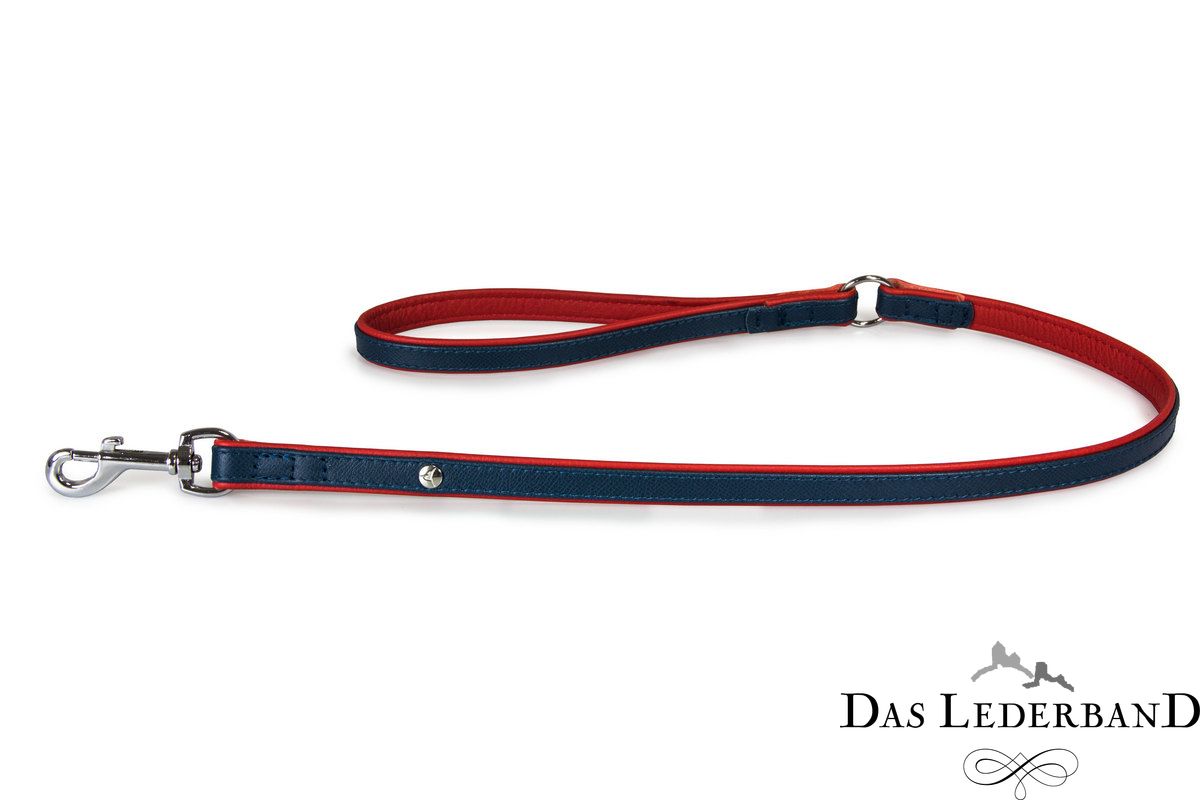 Das Lederband riem Firenze, Opal / Flame