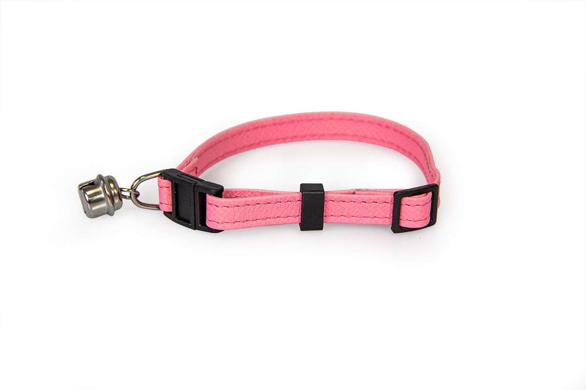 Das Lederband kattenhalsband met clicksluiting Candy