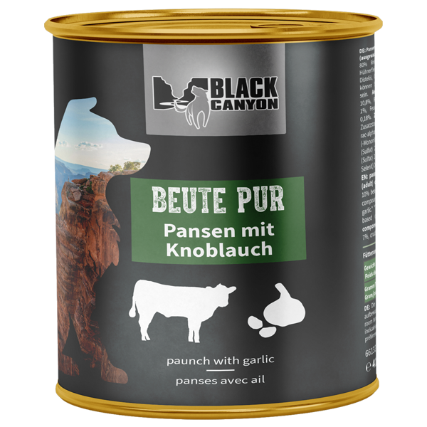 Black Canyon Dog "Beute Pur" - Pens met Knoflook