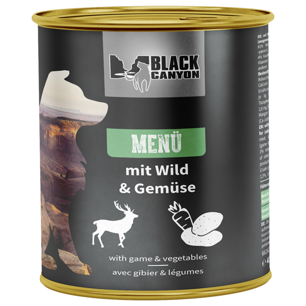 Black Canyon Dog "Menu" - met Wild