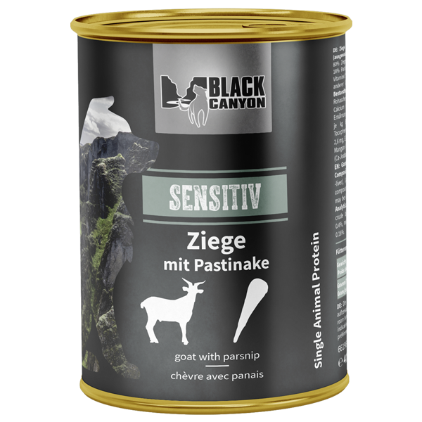 Black Canyon Dog "Sensitiv" - Geit met Pastinaak 410g