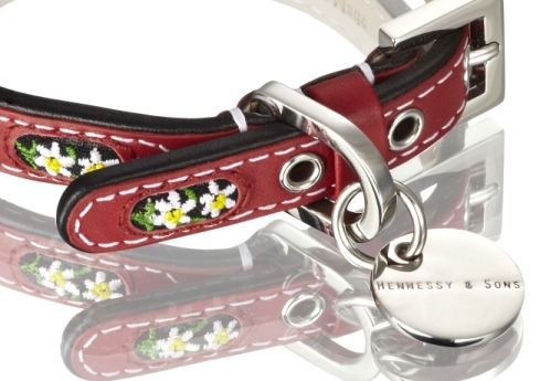 Henessy & Sons Edelweiss halsband, rood