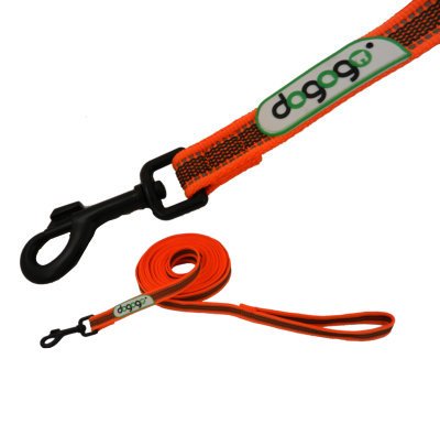 Dogogo Antislip Riem Met Handvat 20mm Oranje