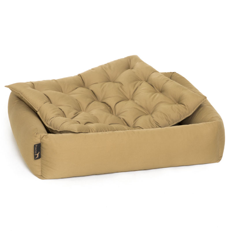 Pointer Hondenbed Khaki M