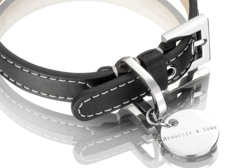 Henessy & Sons Royal halsband, zwart