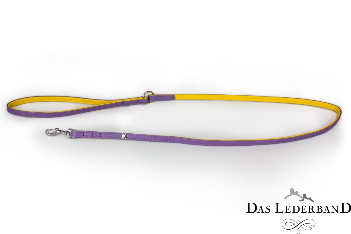 Das Lederband riem Firenze, Lilac/ Sunshine