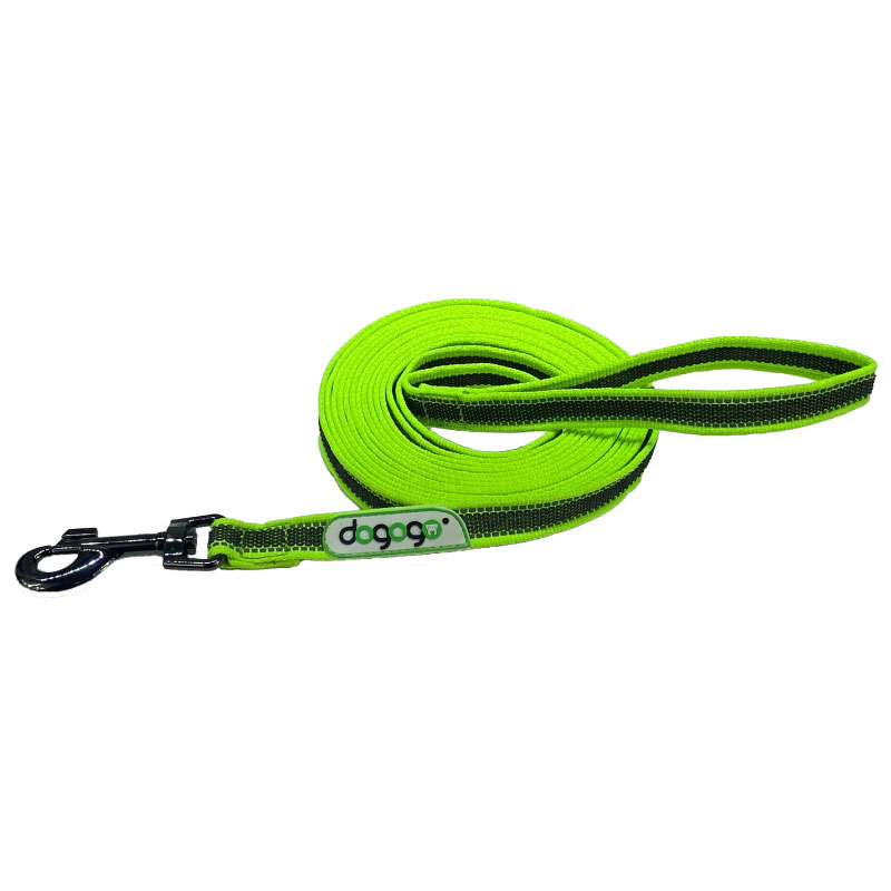 Dogogo Antislip Riem Met Handvat 20mm Groen