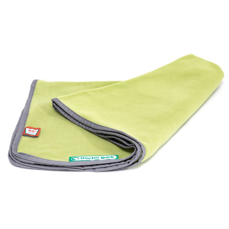 Doctor Bark weiche und kuschelige Fleece Decke grasgrün