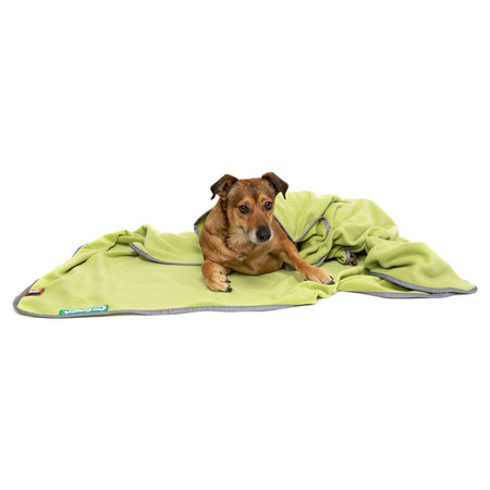 Doctor Bark zachte fleece deken grasgroen