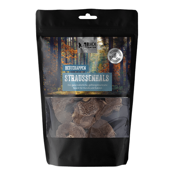 Black Canyon "Beutehappen" Struisvogelhals 75g