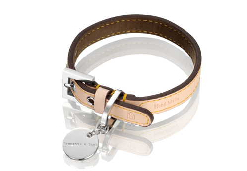 Hennessy and Sons Natural LV Halsband Chocolate